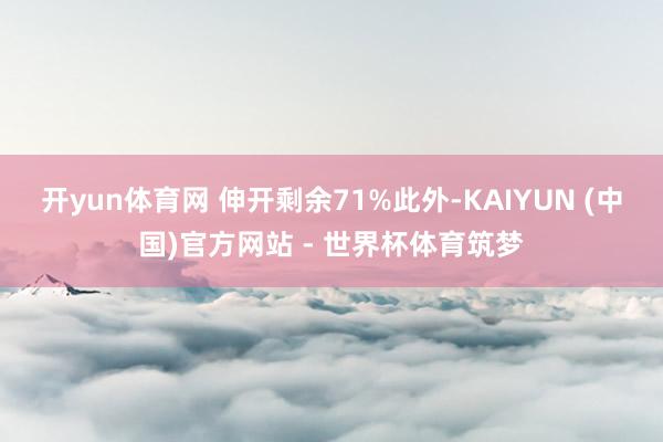 开yun体育网 伸开剩余71%此外-KAIYUN (中国)官方网站 - 世界杯体育筑梦