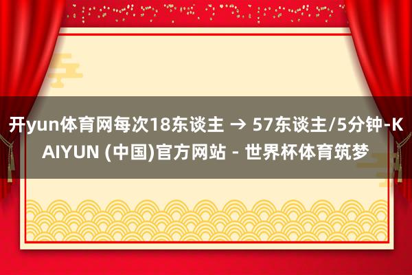 开yun体育网每次18东谈主 → 57东谈主/5分钟-KAIYUN (中国)官方网站 - 世界杯体育筑梦